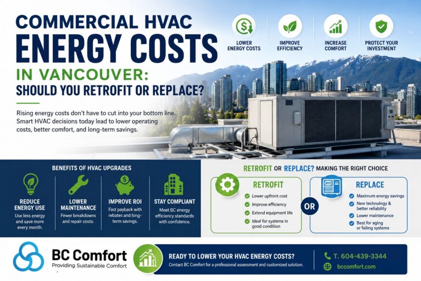 commercial HVAC energy cost reduction Vancouver